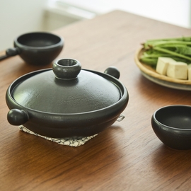 弥生陶園｜丸土鍋（むしスノコ付き） 9号 - スタイルストア(スタイル