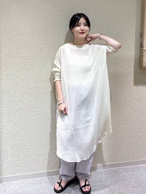 新品未使用 かぐれ ガーゼロングチュニック かぐれ｜ガーゼロングチュニック - かぐれ(カグレ) | キナリノモール