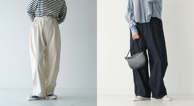 NARU｜8オンス ムラ デニム ノッポパンツ ボトムス 641800 ナル