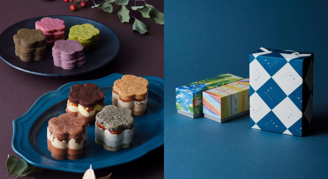 積奏｜冬の贈りものセット（ギフトボックス付） バターサンド（4種）とサブレ（4種）【特別価格】