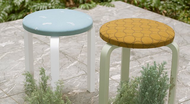 Artek × minä perhonen コラボスツール60の第二弾 今夜21時より発売