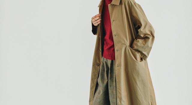 秋の定番「ステンカラー」をレディライクに - GRANDMA MAMA DAUGHTER