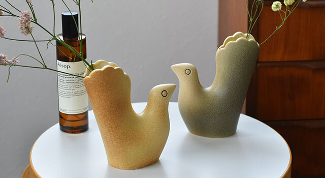 鹿児島睦さんによる動物の花器が新登場！ - cortina(コルティーナ
