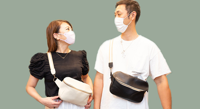 kanmi.防水レザーボディバッグ 楽天市場】kanmi カンミ 防水レザー ボディバッグ All story