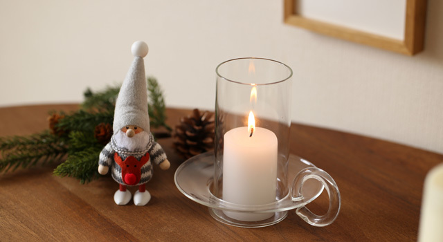 【新品】フライングタイガー　キャンドルホルダー　蝋燭立て　クリスマス　2点セット 新品フライングタイガー キャンドルホルダー 蝋燭立て クリスマス 2