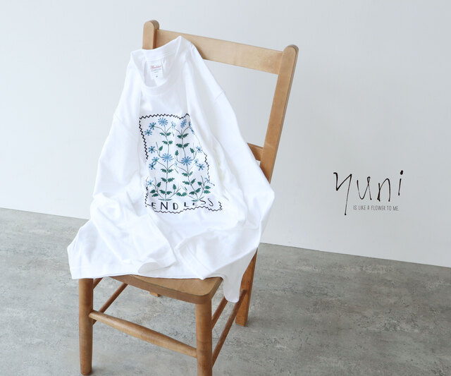 WEB限定】yuniの花刺繍ロンT ご予約受付中です○ - yuni(ユニ