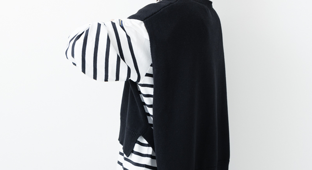 気温差のある今の時期に♪いつもの装いにプラスしたいニットポンチョ