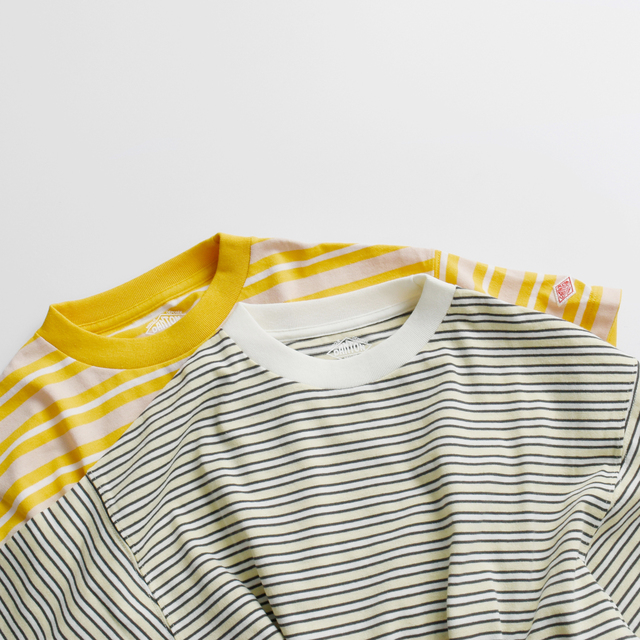 DANTON ダントンのレトロなピッチと配色のボーダーT【 5/15の新商品と