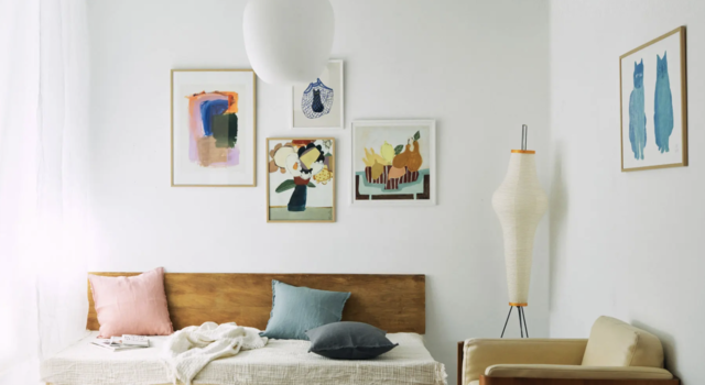 アートを飾る、春の部屋〈 ROOMS SAMPLE 〉 - Orné de Feuilles(オルネ