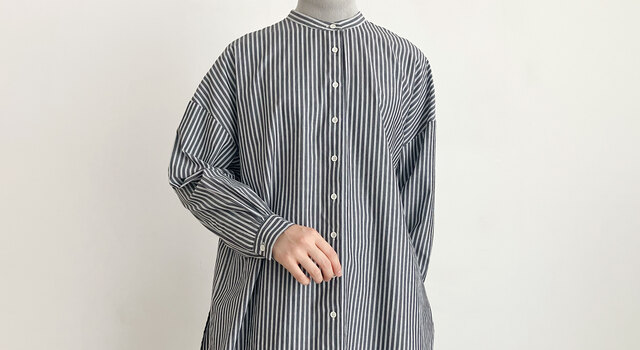 本日価格❗休日と詩 サーカスブラウス ストライプ 休日と詩 風まちブラウス | 休日と詩 | TANDEY ONLINE STORE