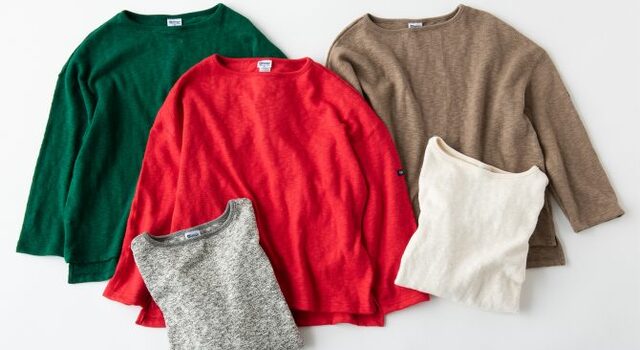 丁寧にゆっくり編んだ、上質な肌触りの「TIEASY」のカットソー 