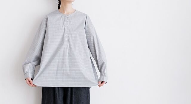 オローネ バルーンシャツ プルオーバー シンプル、でもおしゃれ。洗練されたプルオーバーシャツ - tandey suuu