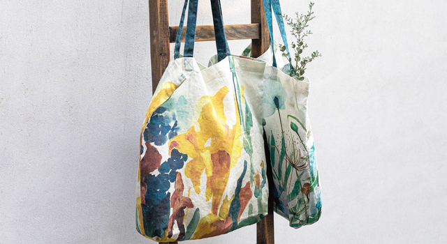 新登場／春にぴったりの花柄プリントのトートバッグ - Lino e Lina
