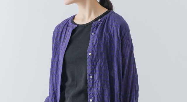 おとなも着やすい 清涼感のあるチェック柄シャツ - かぐれ