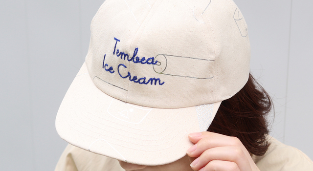 TEMBEA kyoto | BEAVER CAP コーデュロイ生地を使ったオリジナル