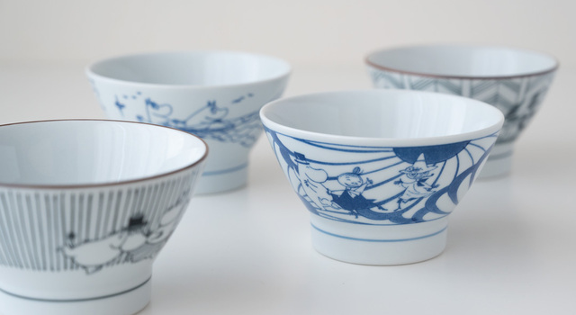 江戸時代から愛されてきた「くらわんか碗」にムーミンが登場です