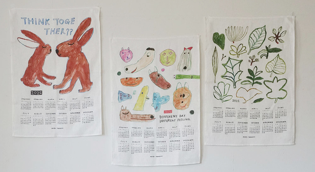 2026年リネンカレンダーと、Mogu Takahashiさんのご紹介 - fog linen