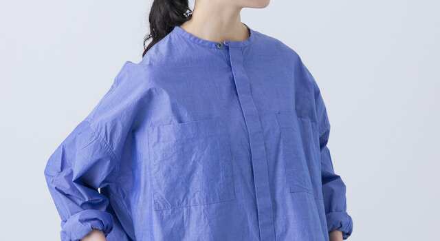 定価15400円◆かぐれ◆ ラミーノーカラーシャツ かぐれ｜ラミースタンドカラーショートシャツ | Rakuten Fashion(楽天