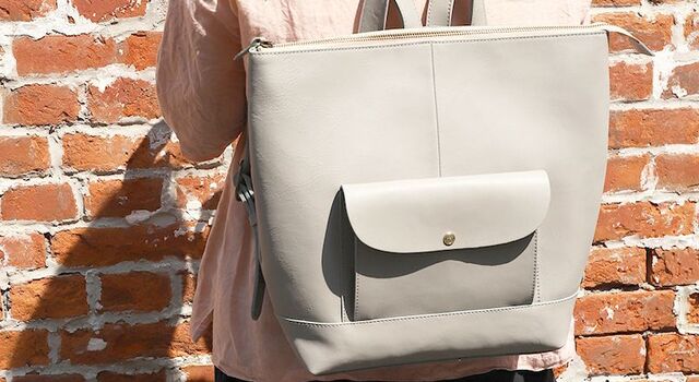 【新品】Kanmi. カンミ All story BOX リュック グレー ギャラリーしろちどり / Kanmi「All Story BOX リュック（グレー）」