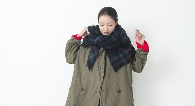 再入荷しました♪】風合い豊かな生地を使用したダブルボタンコート