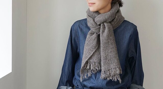 盛岡から届いた みちのくあかね会 のホームスパン - fog linen work