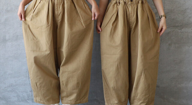 あい　カーキベージュサイズ1　サーカスパンツ あい カーキベージュサイズ1 サーカスパンツ あい カーキベージュ