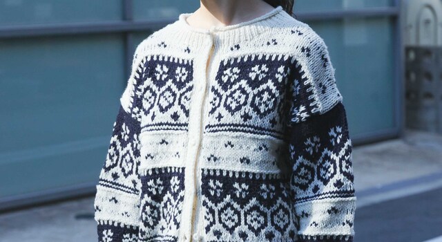 秋冬のコーディネートに映える 大人のノルディックニット - かぐれ