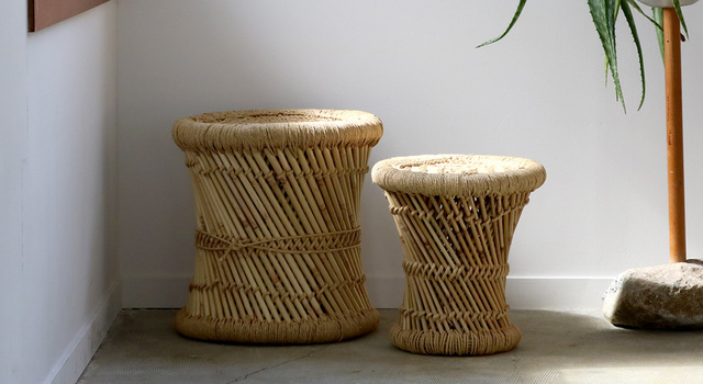 インドの民芸スツール、「REED STOOL」再入荷！ - graf(グラフ