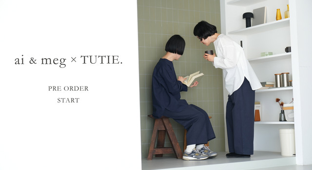 ai0802オーダーページ•*¨*•.¸¸♬ ai&meg × TUTIE. collaboration】予約スタート - TUTIE.(ツチエ