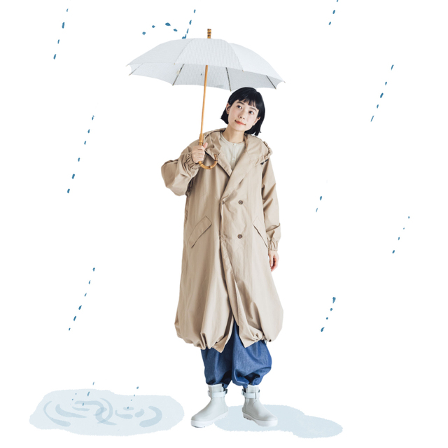 待望の再入荷！晴れの日も雨の日も着られる「HAU spring＆raincoat