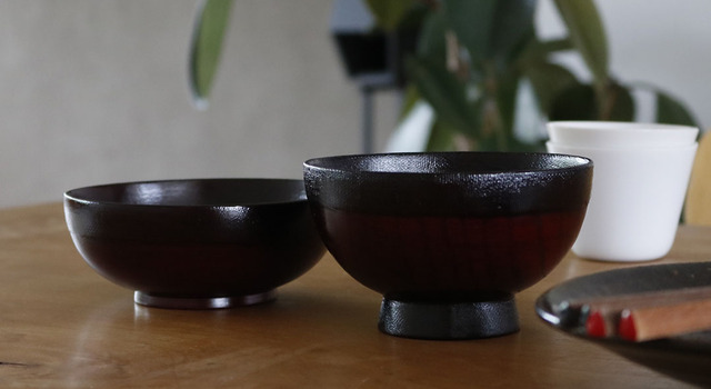 会津漆器を、毎日の食卓に。「紅布着」のお椀 - graf(グラフ