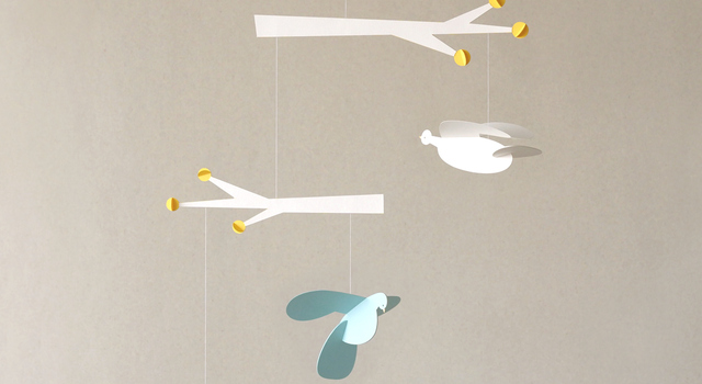 NEW ITEM] ペーパーモビール FLYING BIRDS - BIRDS' WORDS(バーズ