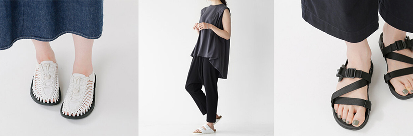 足元から夏支度を！お洒落で履きやすい「カジュアルサンダル」60選