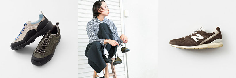 新入荷も定番もラインナップ！
「スニーカー」で気分新たにおしゃれを楽しもう♪	
