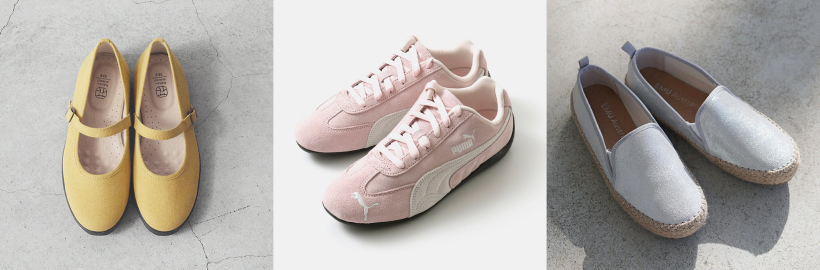 新しい靴で歩き出そう♪今、更新したい「春シューズ」特集